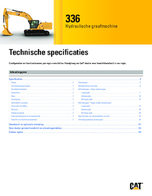 Pásová rypadla Caterpillar 336