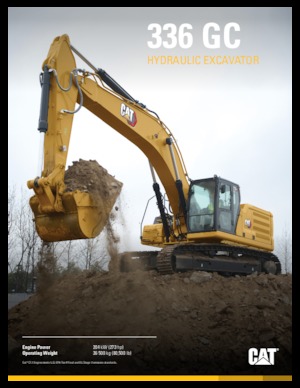 Pásová rypadla Caterpillar 336 GC