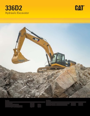 Pásová rypadla Caterpillar 336D2