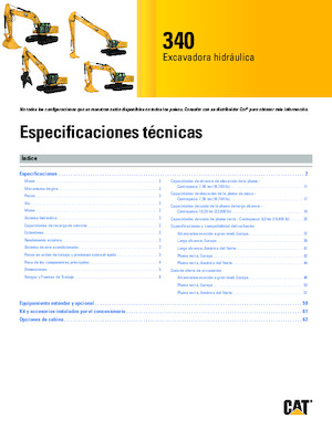 Pásová rypadla Caterpillar 340