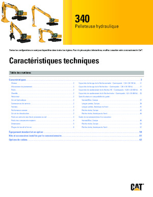 Pásová rypadla Caterpillar 340