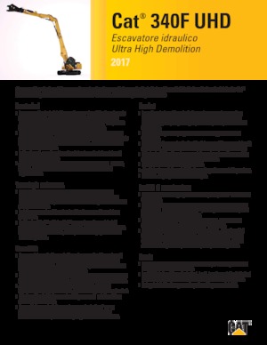 Pásová rypadla Caterpillar 340F UHD