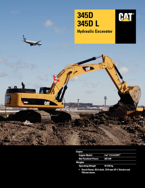 Pásová rypadla Caterpillar 345D L