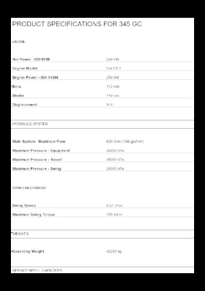 Pásová rypadla Caterpillar 345 GC