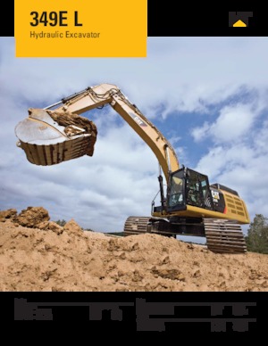 Pásová rypadla Caterpillar 349E
