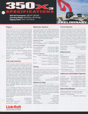 Pásová rypadla Link-Belt 350 X3