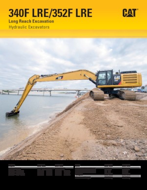 Pásová rypadla Caterpillar 352F LRE