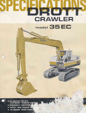 Pásová rypadla Drott 35EC