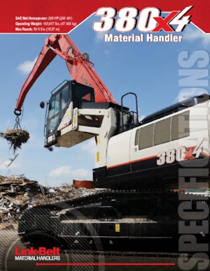 Pásová rypadla Link-Belt 380 X4 MH