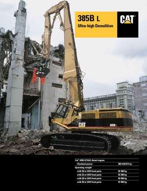 Pásová rypadla Caterpillar 385 B L