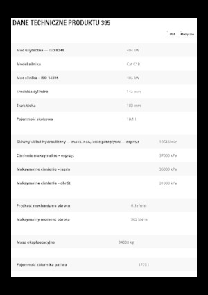 Pásová rypadla Caterpillar 395