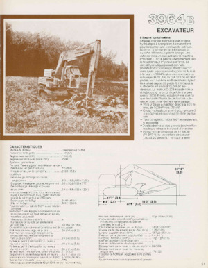 Pásová rypadla International Harvester 3964B