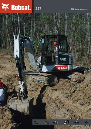 Pásová rypadla Bobcat 442