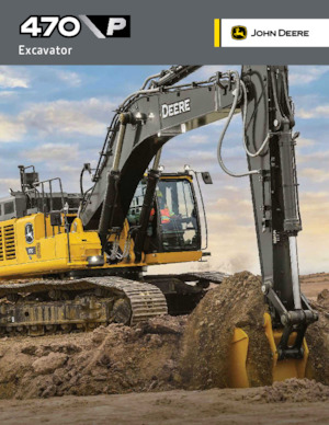 Pásová rypadla John Deere Construction 470 P