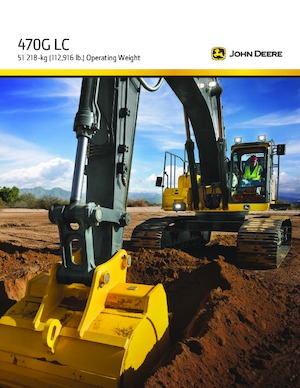Pásová rypadla John Deere Construction 470G LC