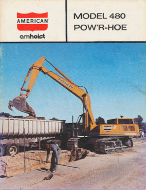 Pásová rypadla American Hoist & Derrick 480