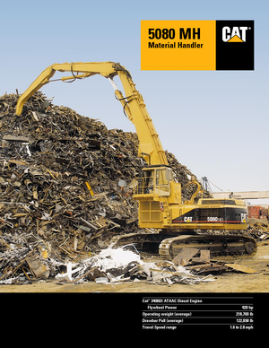 Pásová rypadla Caterpillar 5080