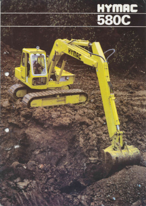 Pásová rypadla Hymac 580C