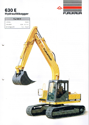 Pásová rypadla Furukawa 630 E-LC