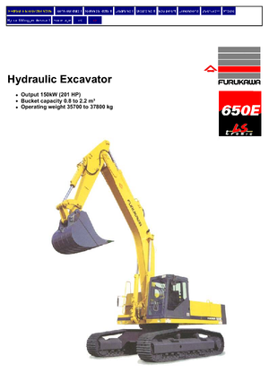 Pásová rypadla Furukawa 650 E-LC