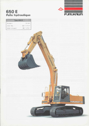 Pásová rypadla Furukawa 650 E-LC