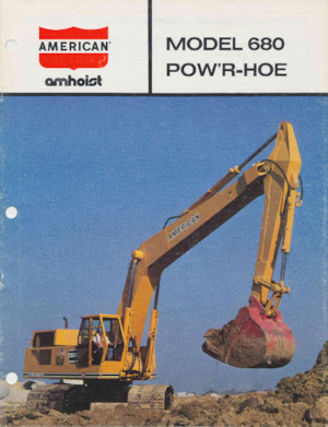 Pásová rypadla American Hoist & Derrick 680