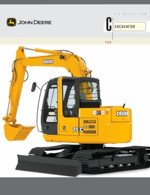 Pásová rypadla John Deere Construction 75C