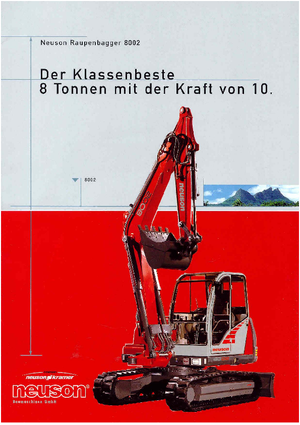 Pásová rypadla Neuson 8002