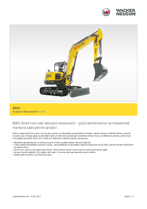Pásová rypadla Neuson 8003