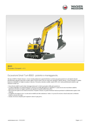 Pásová rypadla Neuson 8003