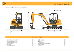 Pásová rypadla JCB 8065 RTS