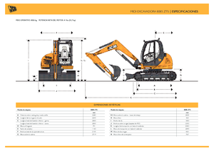 Pásová rypadla JCB 8085 ZTS