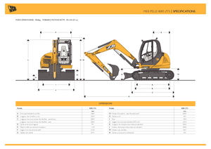 Pásová rypadla JCB 8085 ZTS