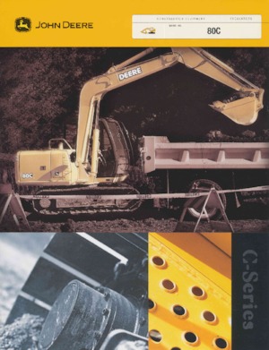 Pásová rypadla John Deere Construction 80C