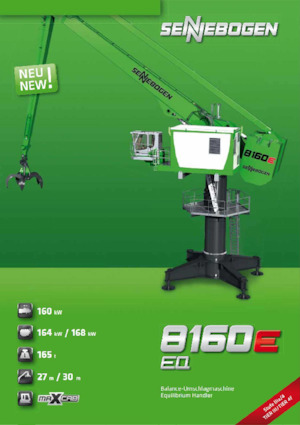 Manipulátory s materiálem Sennebogen 8160 EQ