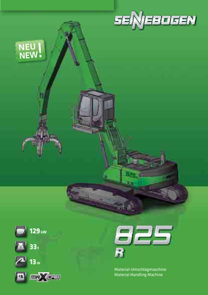 Pásová rypadla Sennebogen 825 R