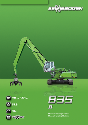 Pásová rypadla Sennebogen 835 R-HD