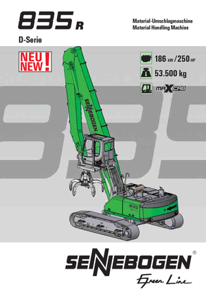 Pásová rypadla Sennebogen 835 R-special