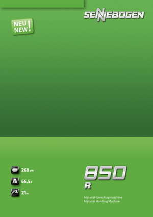 Pásová rypadla Sennebogen 850 R-HD