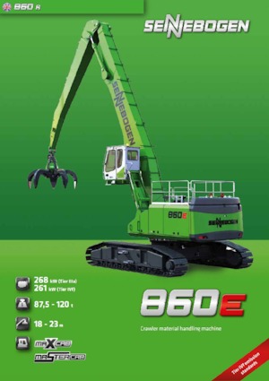 Manipulátory s materiálem Sennebogen 860R E Hybrid