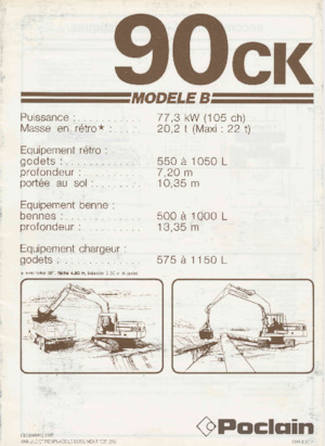 Manipulátory s materiálem Case Poclain 90CK
