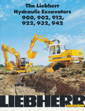 Pásová rypadla Liebherr 922