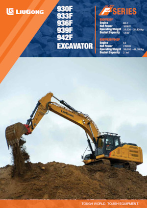 Pásová rypadla Liugong 930F