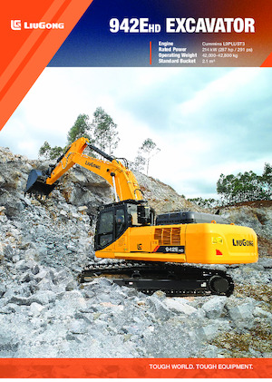 Pásová rypadla Liugong 942EHD