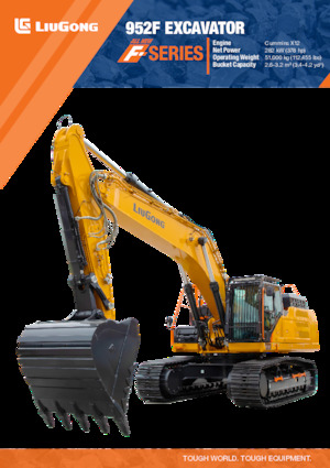 Pásová rypadla Liugong 952F