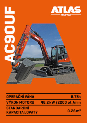 Pásová rypadla Atlas Kompakt AC 90UF