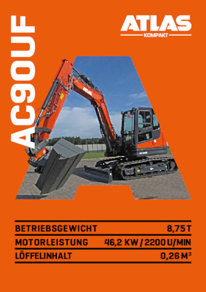 Pásová rypadla Atlas Kompakt AC 90UF