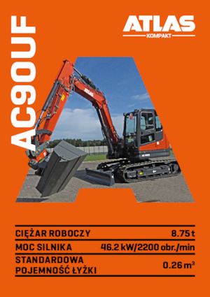 Pásová rypadla Atlas Kompakt AC 90UF