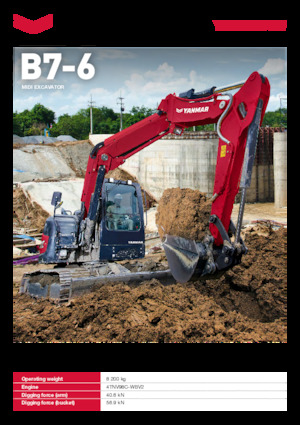 Pásová rypadla Yanmar B7-6 