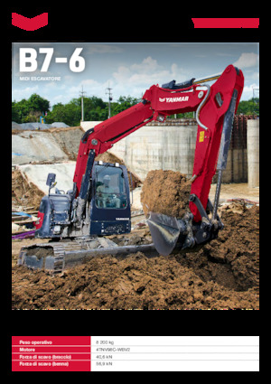 Pásová rypadla Yanmar B7-6 